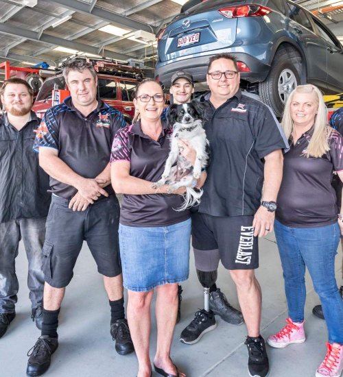 Team photo of an Australian TAB Board Member's business
